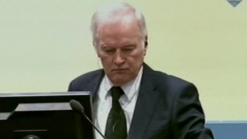 Ratko Mladic War Crime Defence Begins Bbc News