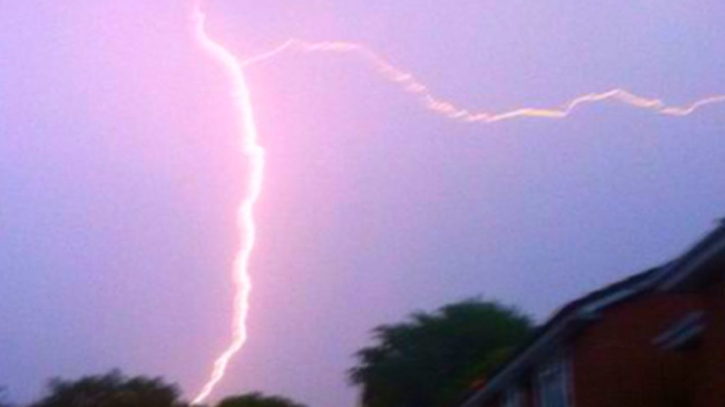 Ellesmere Port house fire started by lightning strike BBC News