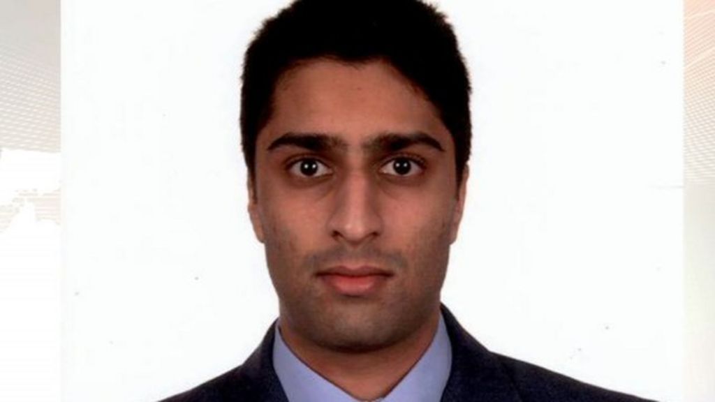 Rakesh Chauhan funeral Thousands honour RAF officer BBC News