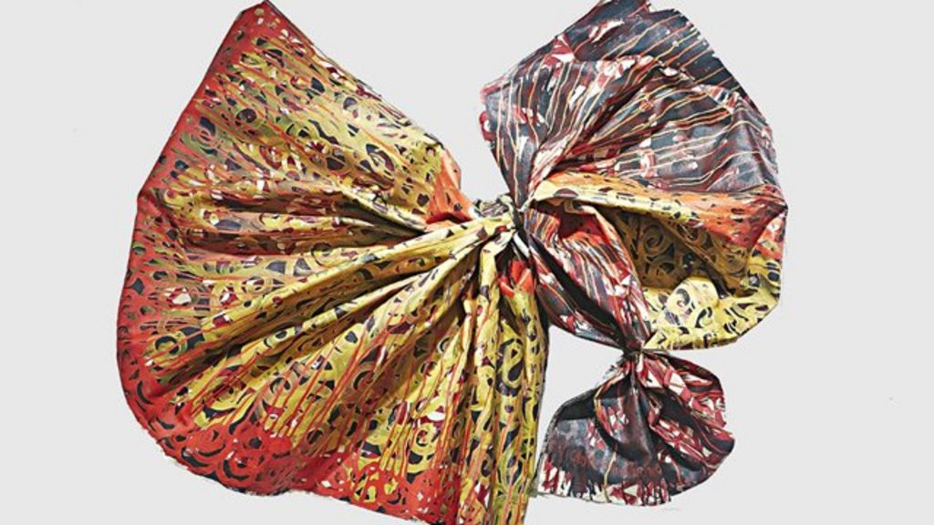 Nigerian artist Victor Ehikhamenor's canvas sculptures BBC News