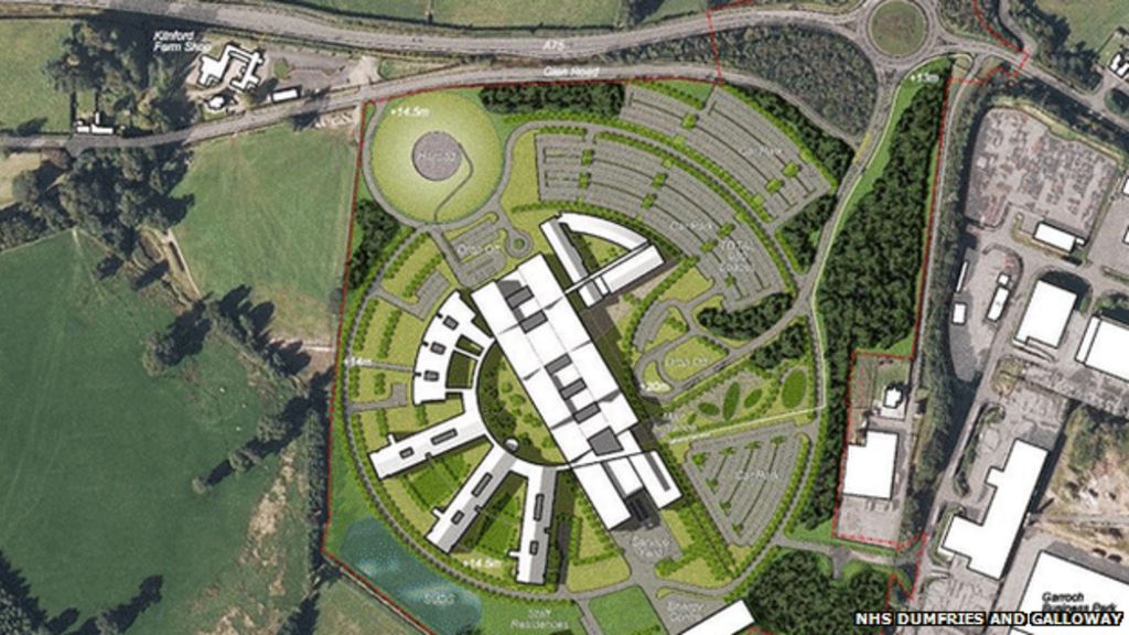 Dumfries hospital Balfour Beatty wins roads contract BBC News