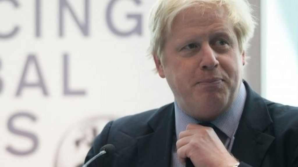 Boris Johnson Agrees To Be Blasted By Water Cannon Bbc News