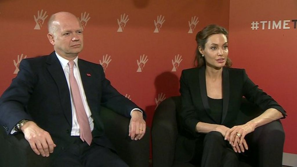 Angelina Jolie Action Must Follow Sexual Violence Summit Bbc News