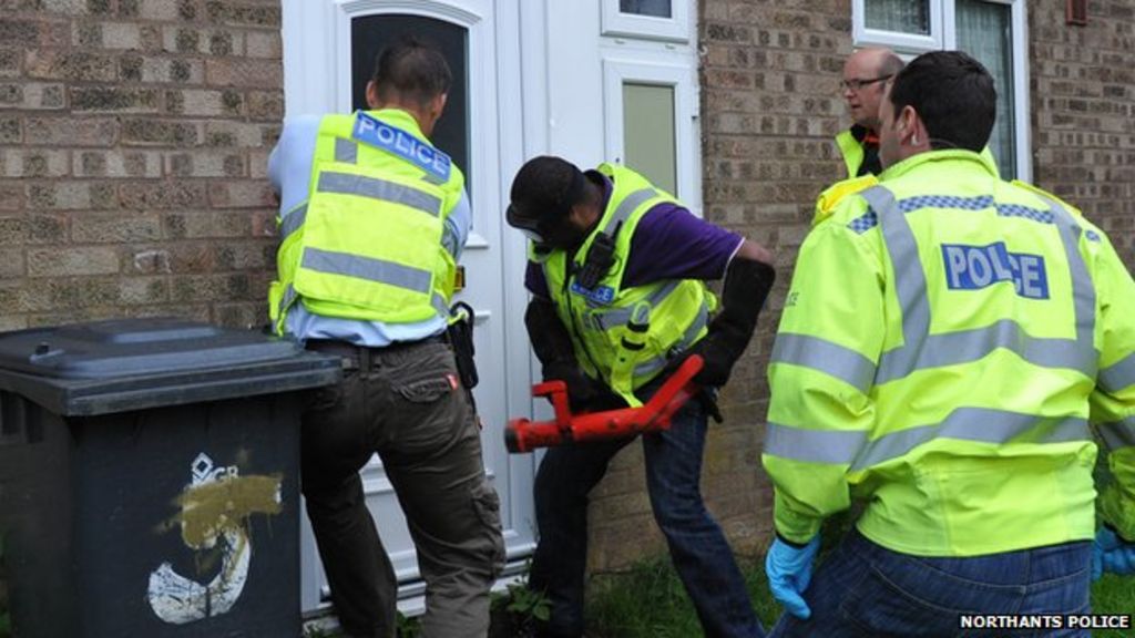 Drugs And A Gun Found During Wellingborough Raids Bbc News