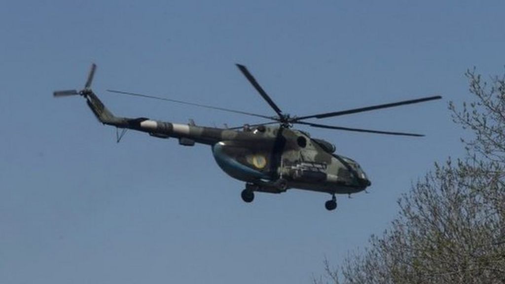 Ukraine Army Helicopter Shot Down Despite Ceasefire Bbc News