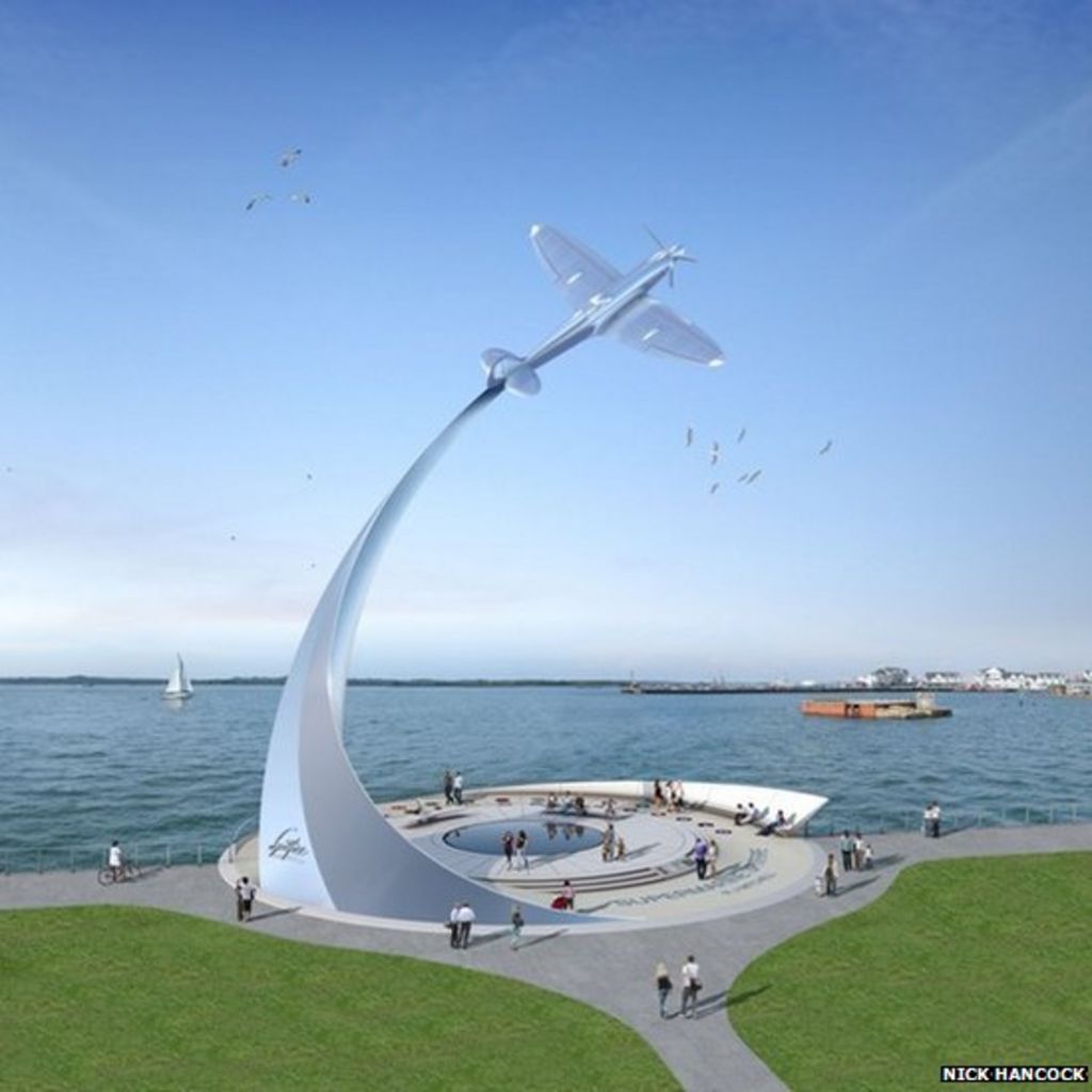 £3m needed for new Southampton Spitfire memorial statue - BBC News