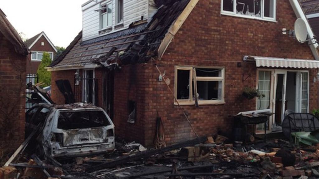 Bletchley gas cylinder explosion damages four homes BBC News