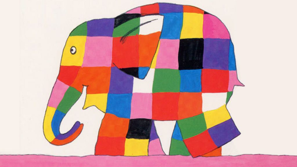 The evolution of Elmer the Patchwork Elephant - BBC News