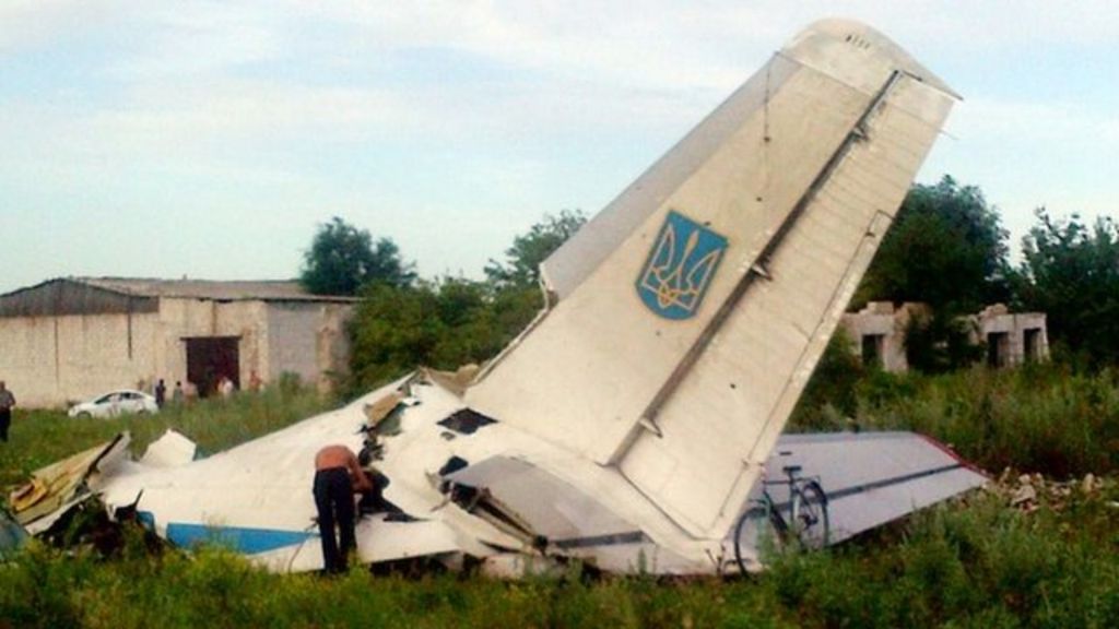 Ukraine Military Plane Shot Down As Fighting Rages BBC News    76258929 76258928 