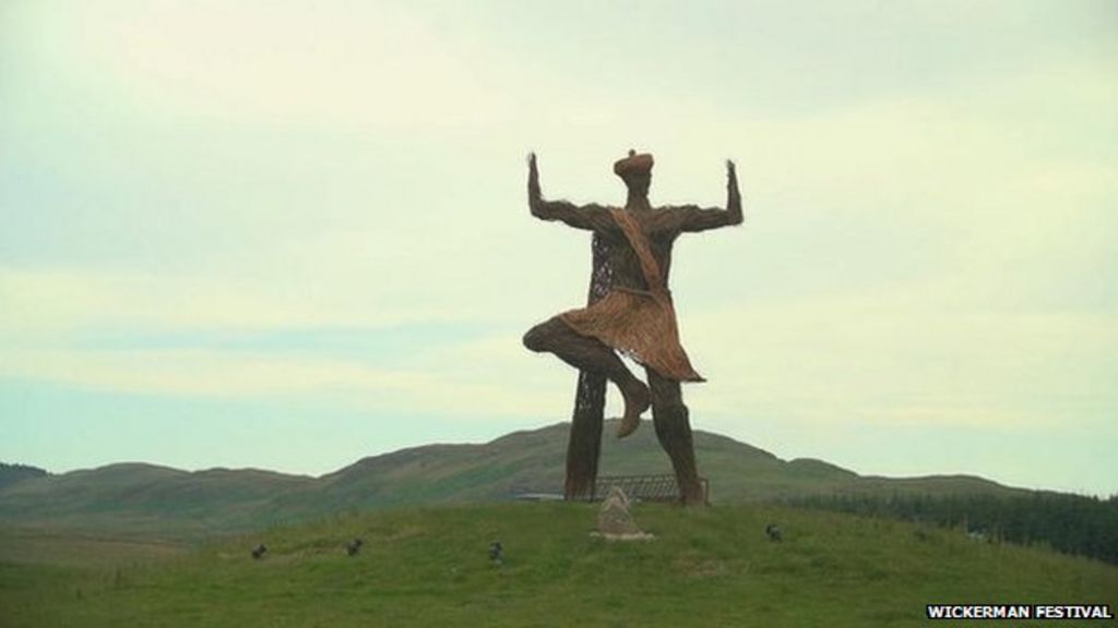 Wickerman Festival Music fans descend on site BBC News