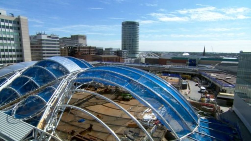 Artist's impression of redeveloped New Street Station