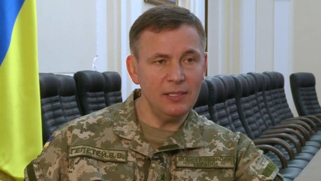 Ukraine Crisis Army Heading For Victory Defence Minister Bbc News 