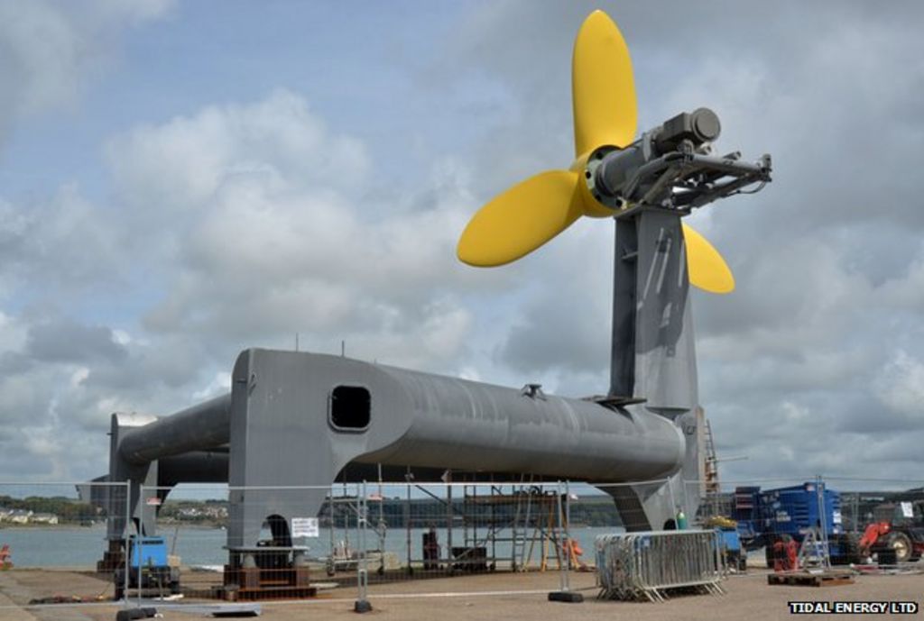 Tidal Power Generator Unveiling Hailed As Landmark - BBC News