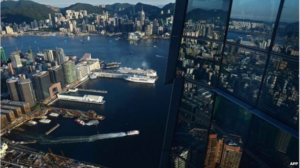 where is hong kong in relation to china