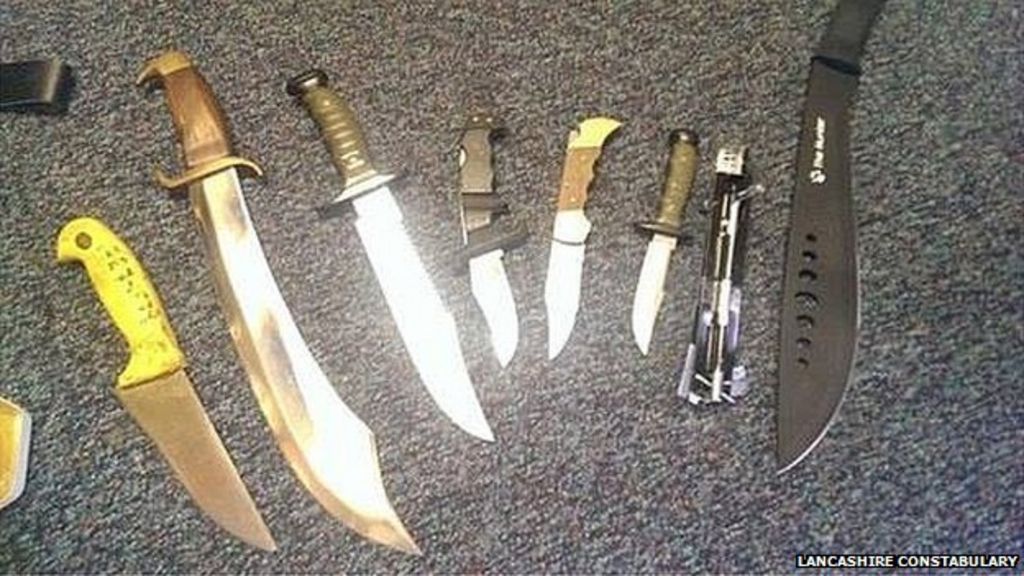 Lancashire knife amnesty Swords and machetes handed to police BBC News