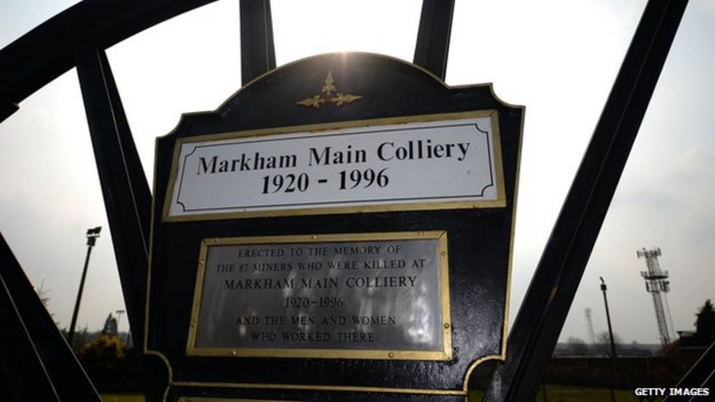 Memorial service for dead Markham Main miners BBC News