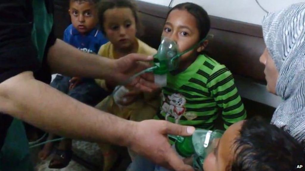 Syria Crisis Chlorine Gas Used In Attacks Says Opcw Bbc News