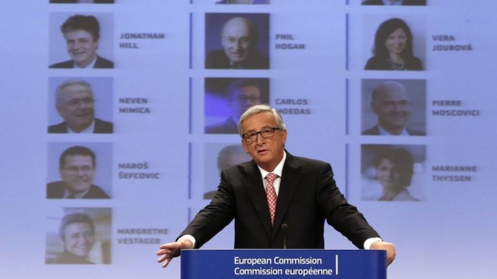 media praise bold juncker shake up of eu commission bbc news