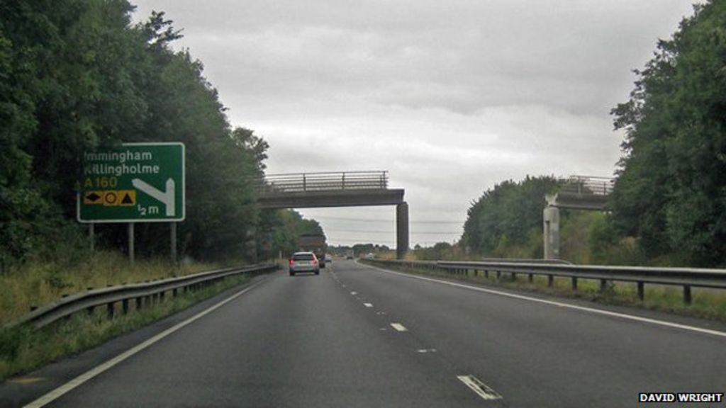 Damaged Laburnham road bridge on A180 to be repaired - BBC News