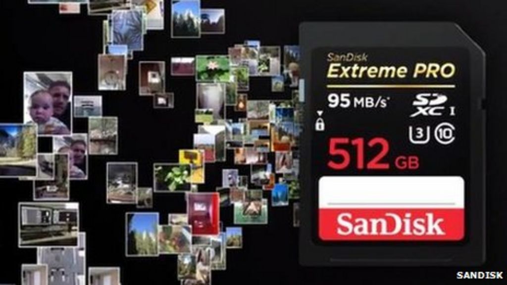 SanDisk SD memory card 'largest ever' BBC News
