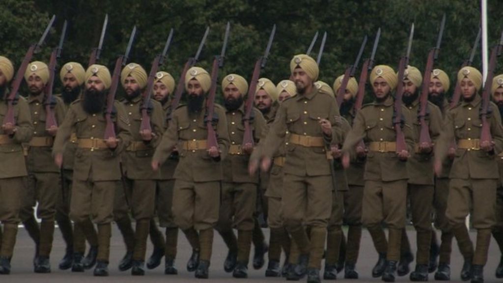 british-army-honours-sikh-role-in-world-war-one-bbc-news