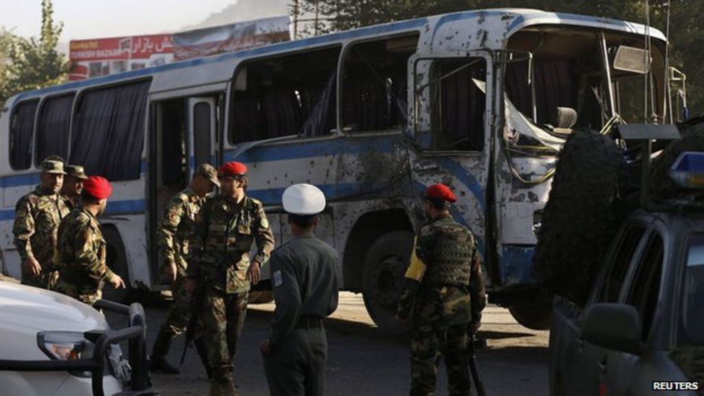 Taliban Kill Three In Kabul Blast Targeting Army Bus - BBC News