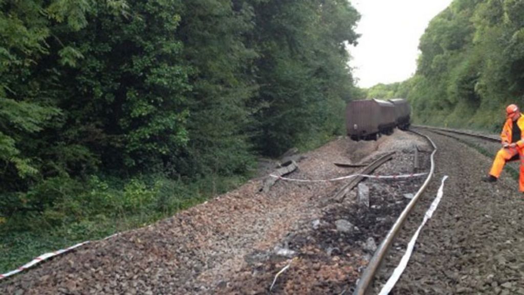Rail defect theory after derailment at Porthkerry BBC News