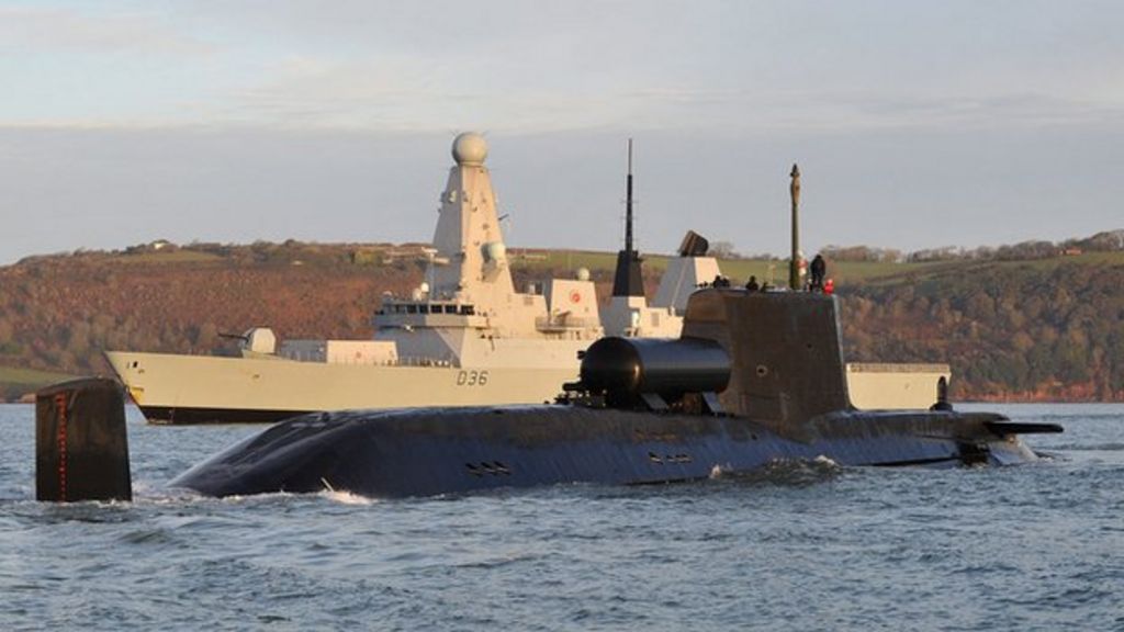 HMS Astute: Royal welcome home for naval attack submarine - BBC News