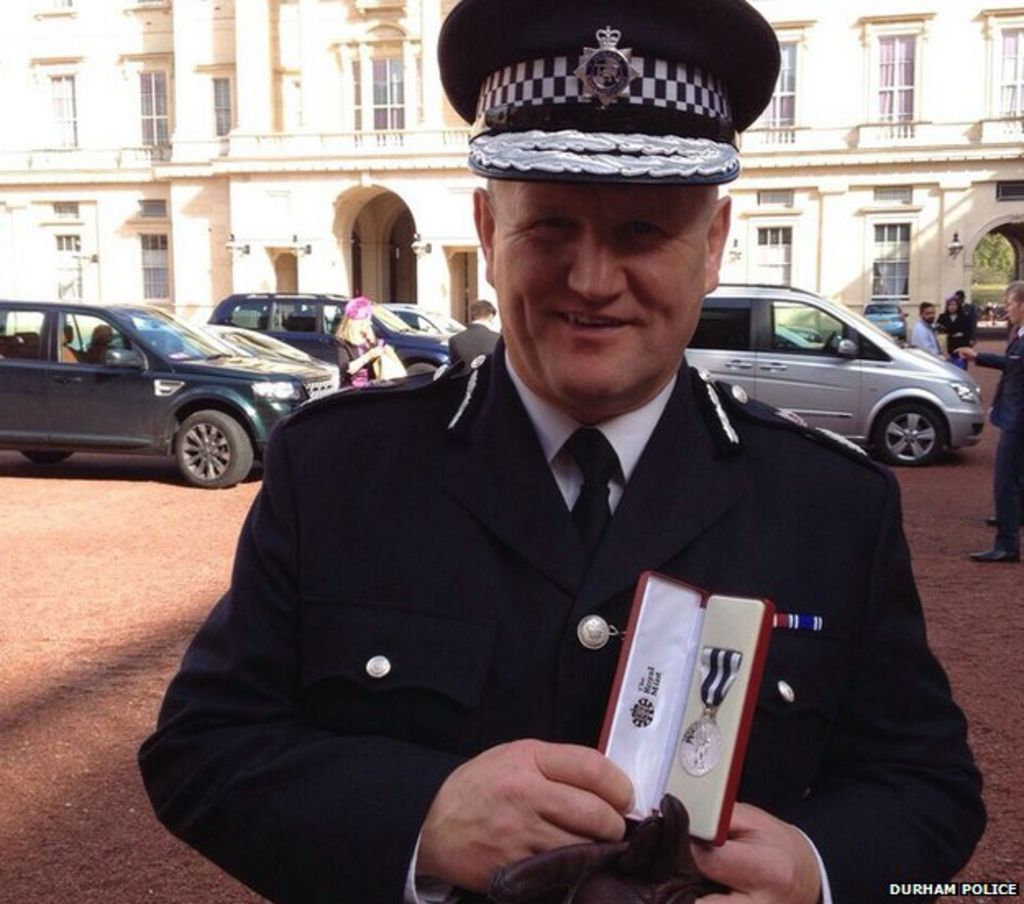 Top award for Durham Chief Constable Mike Barton BBC News