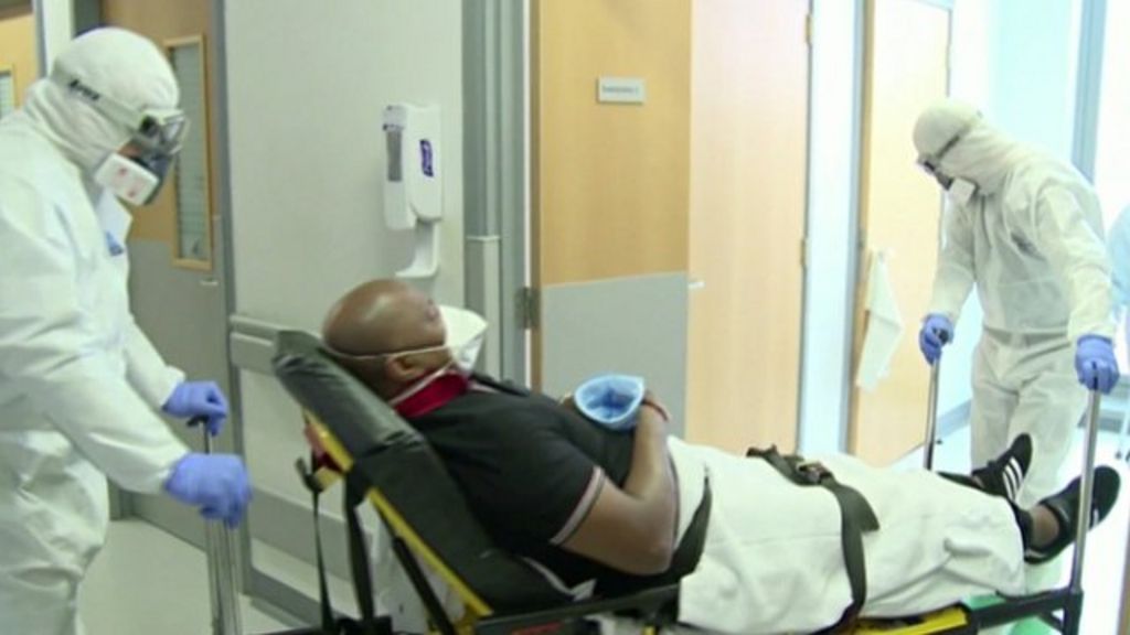 Ebola virus UK medics test readiness for outbreak BBC News