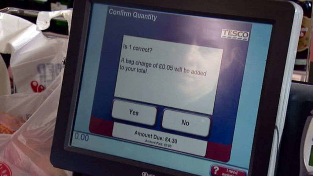 Minimum charge for carrier bags in Scotland introduced BBC News