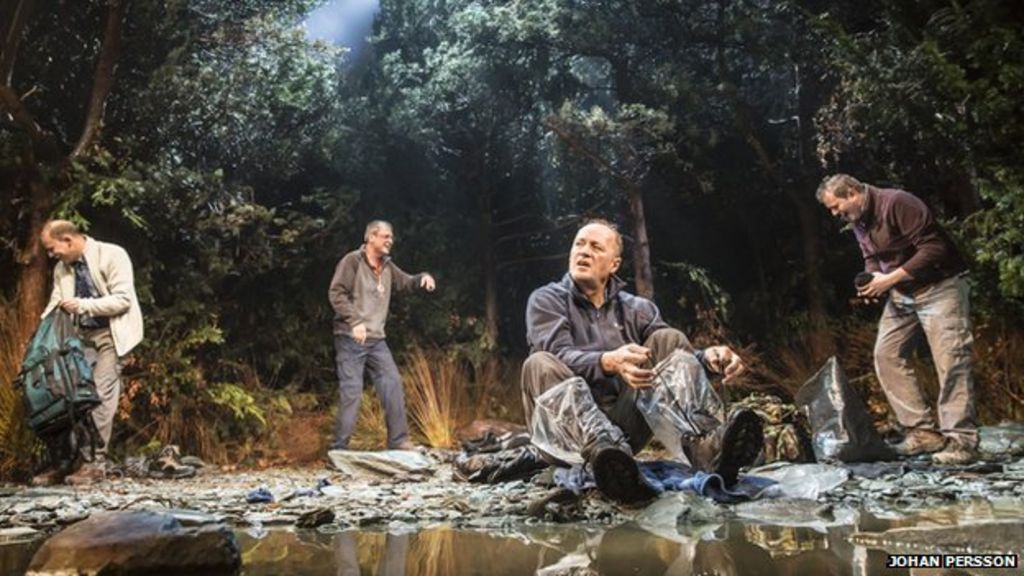 Neville's Island play makes a splash in West End - BBC News
