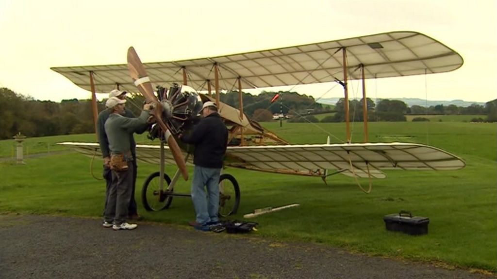 Brothers build WW1 Bristol Scout replica - BBC News