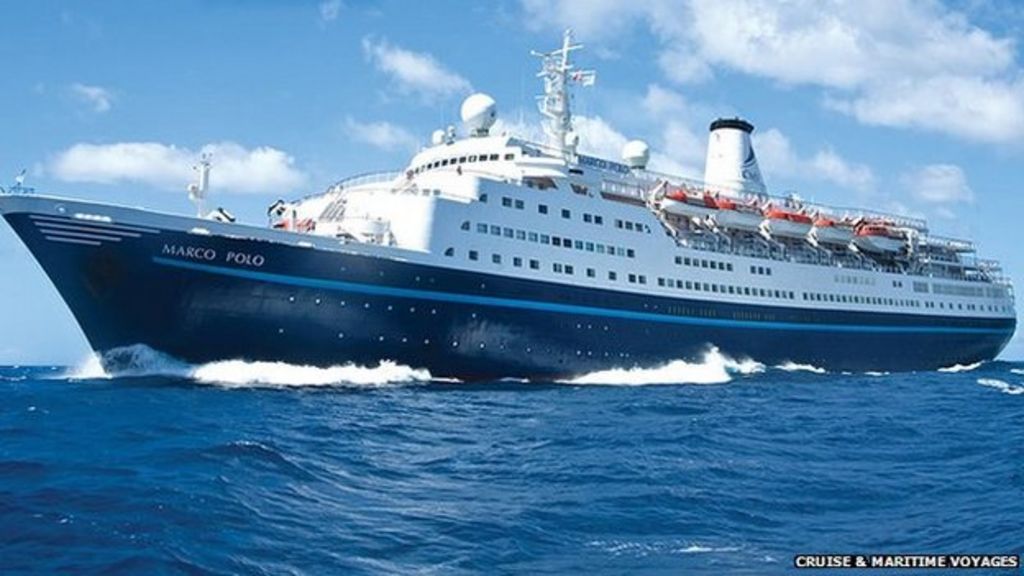 Marco Polo Cruise Ship Grounded Off Norway Bbc News