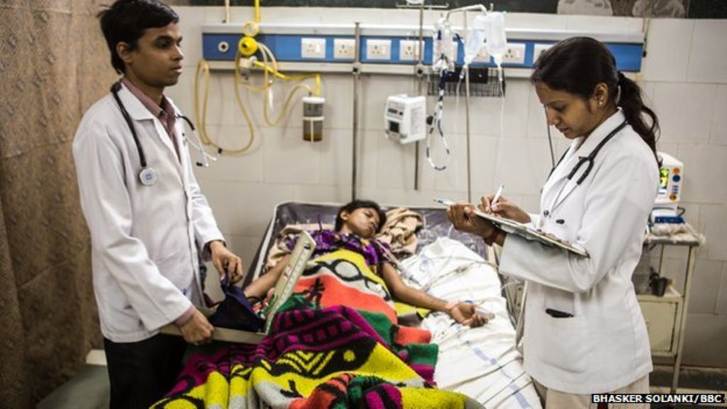 Indian sterilisation clinic full of cobwebs and dust BBC News