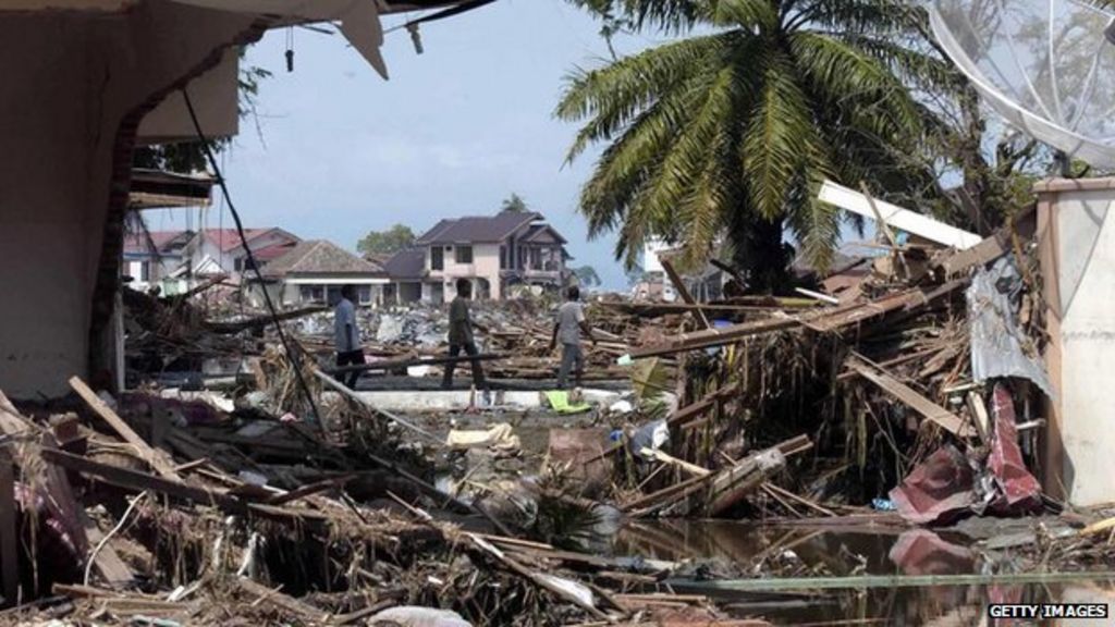 Tsunami video bbc