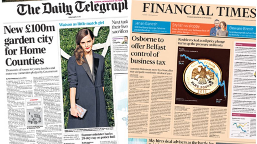 Today's business news headlines image