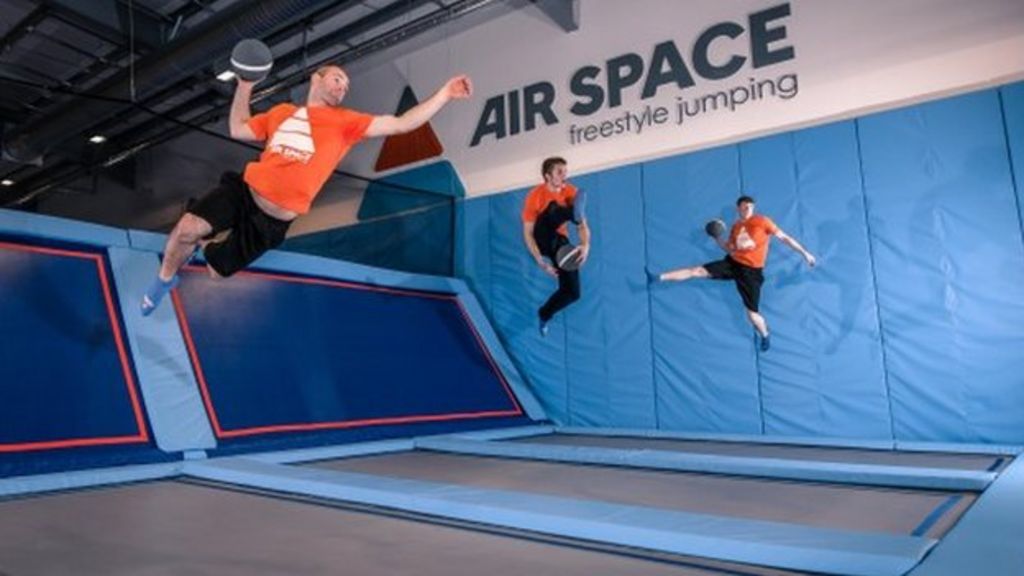 Go Ape opens indoor trampoline arena in East Kilbride BBC News