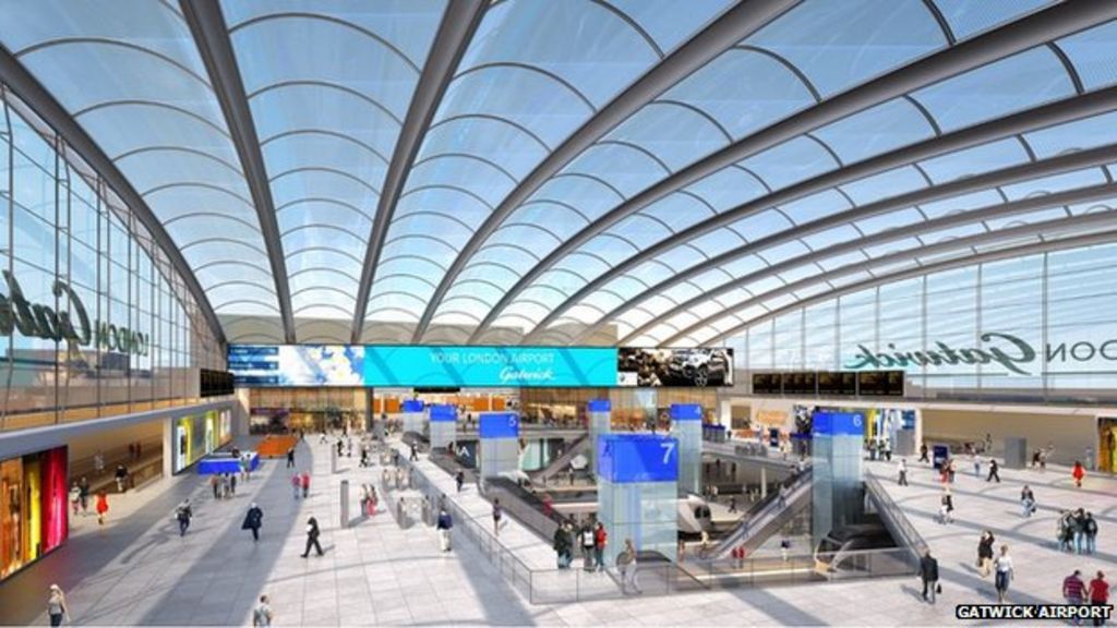 New concourse at Gatwick Airport station