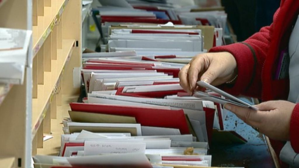 Glitter woes for Royal Mail sorters BBC News