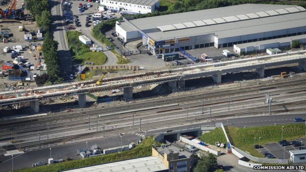 Reading station viaduct