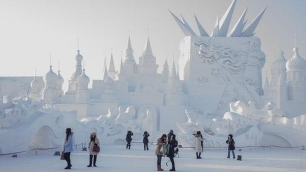 China's ice castles open to public