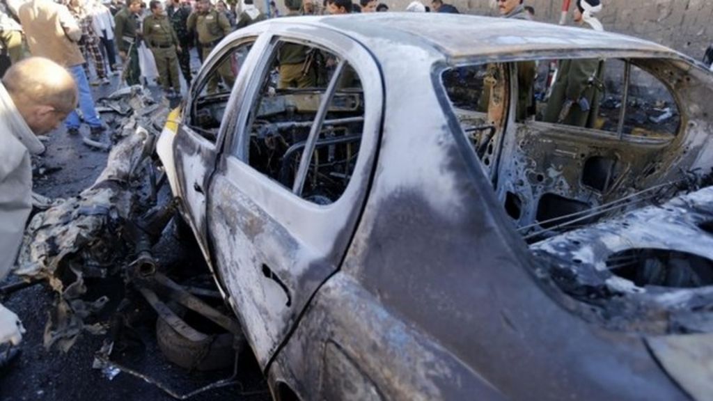 Yemen Bomb Blast Kills Dozens Near Sanaa Police Academy Bbc News