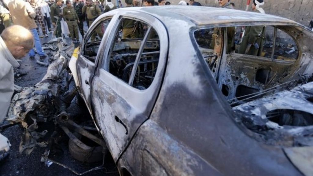 Yemen Bomb Blast Kills Dozens Near Sanaa Police Academy Bbc News 1805