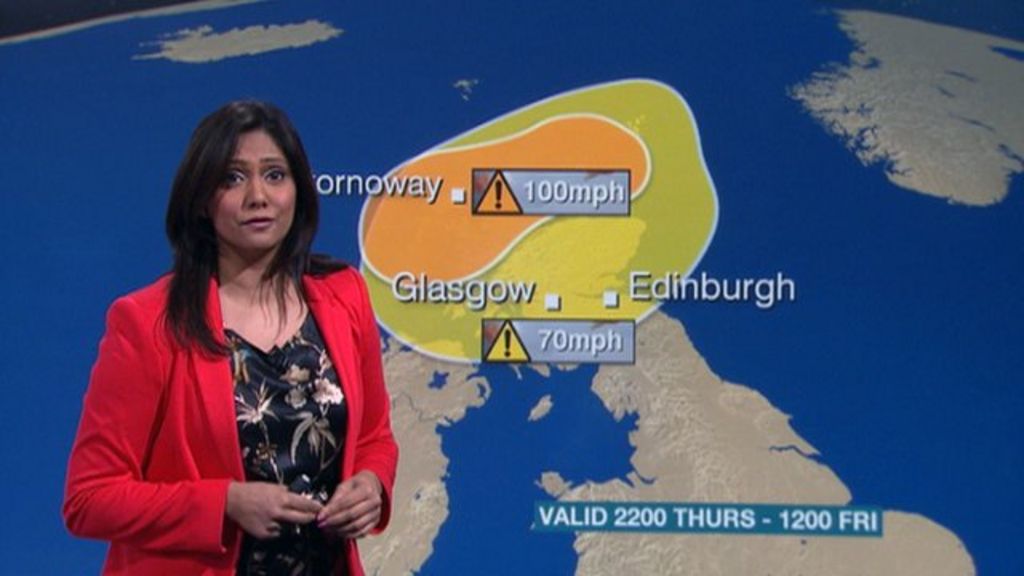 Severe Weather Warnings Issued For Scotland Bbc News