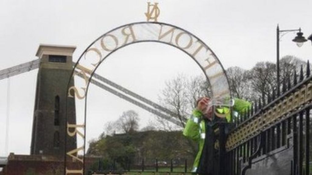 Clifton Rocks Railway recreates 120yearold sign BBC News