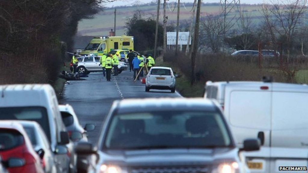 Motorcyclist Dies After Crash In Ballycarry Bbc News