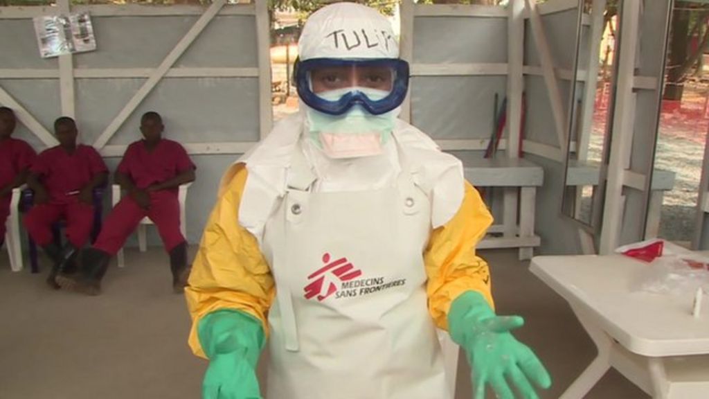 Ebola Outbreak How Medics Work In Full Protective Gear Bbc News