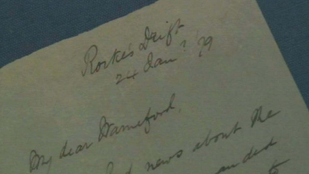 Rorke's Drift letter on display at Royal Welsh museum BBC News