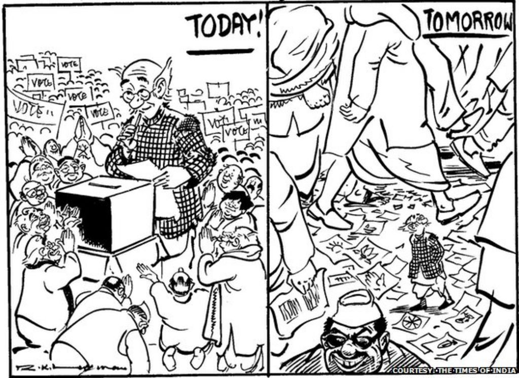 RK Laxman: Chronicler of Indian life - BBC News